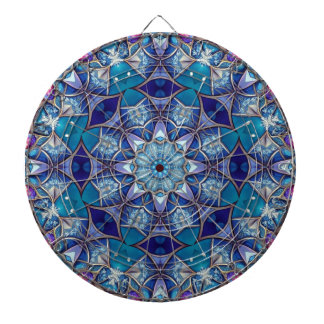Blue Decorative Dartboard
