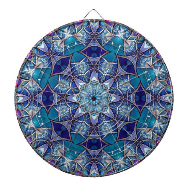 Blue Decorative Dartboard (Front)