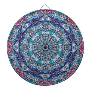 Blue Decorative Dartboard