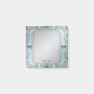 Blue Decorative Frame Notes