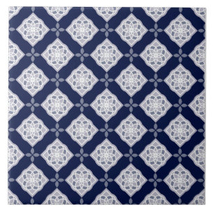 Blue Decorative portuguese azulejo tile