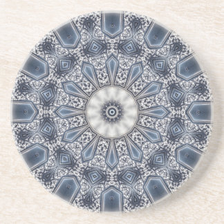 Blue Decorative Sandstone Coaster