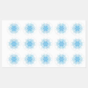 Blue Decorative Snowflakes