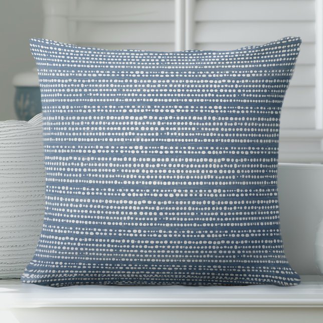 Blue Decorative Throw Pillow (Creator Uploaded)