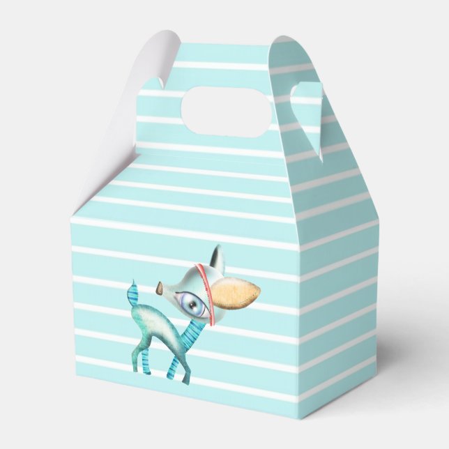 Blue Deer Favour Box (Front Side)
