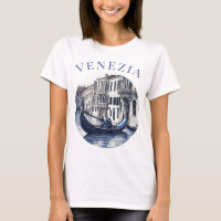 Blue Delft Blue Venice Gondola