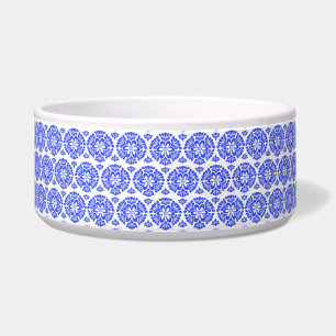 Blue delft ginger jar chinoiserie damask pattern