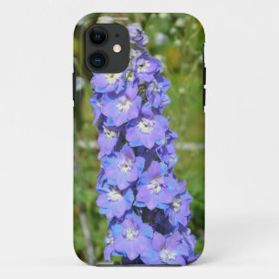Blue delphinium flowers Case-Mate iPhone case