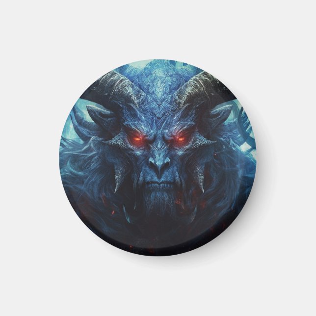 Blue demon magnet (Front)