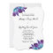 Blue Dendrobium Orchid Wedding Invitation