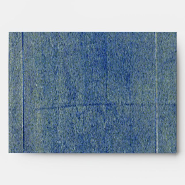 Blue Denim Background Envelopes (Front)