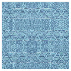 Blue Denim Crisscross Fabric