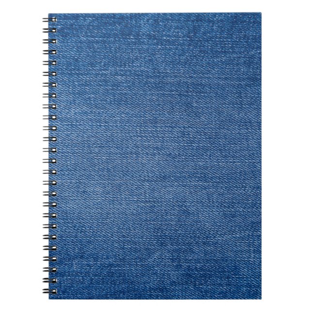 Blue denim jeans notebook (Front)