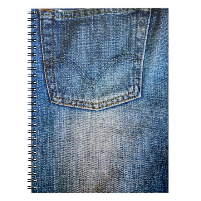 Blue denim notebook (Front)