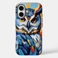 Blue Denim Owl