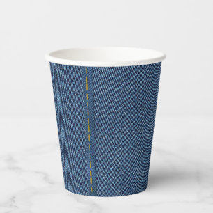 BLUE DENIM PAPER CUPS