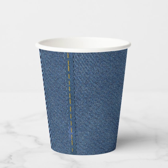 BLUE DENIM PAPER CUPS (Front)