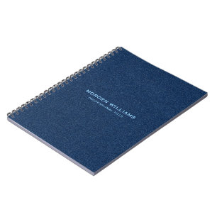 Blue Denim Texture Notebook