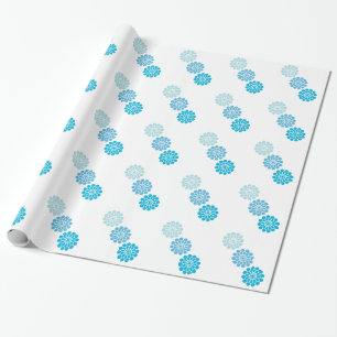 Blue Design Wrapping Paper