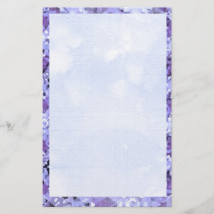 Blue Diamond Border 2 Dark Blue Base Stationery