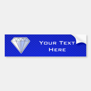 Blue Diamond Bumper Sticker