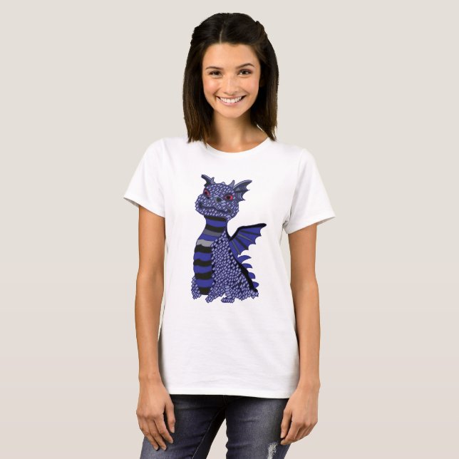 Blue Diamond Dragon  T-Shirt (Front Full)