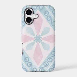 Blue Diamond Geometric Pattern