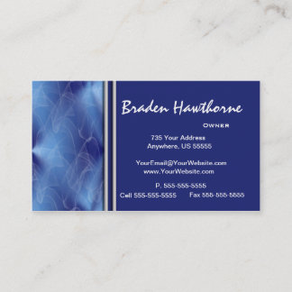 Blue Diamond Graphic Design Business Cards 2