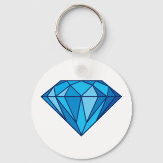 Blue Diamond Keychain