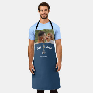 Blue Diamond Metallic King Chess Fathers Day  Apron