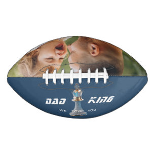 Blue Diamond Metallic King Chess Fathers Day Football