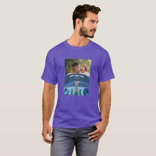 Blue Diamond Metallic King Chess Fathers Day T-Shirt