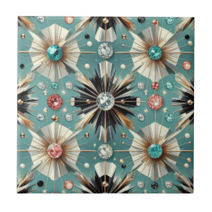 Blue Diamond Mid Century Modern  Tile