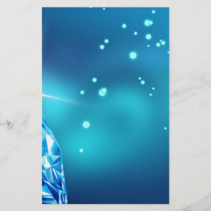 blue diamond stationery