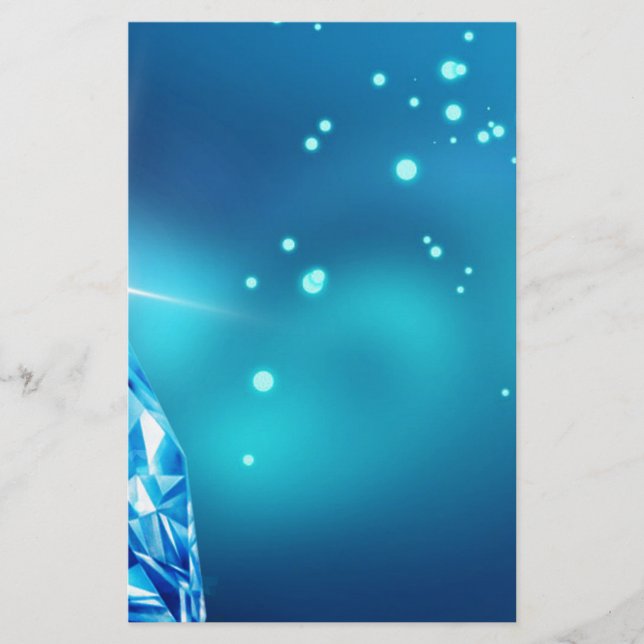 blue diamond stationery (Front)