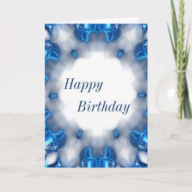 Blue Diamonds Card (Front)
