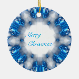 Blue Diamonds Ceramic Tree Decoration