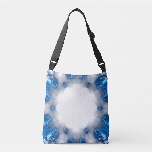 Blue Diamonds Crossbody Bag (Front)