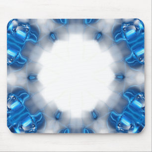Blue Diamonds Mouse Pad