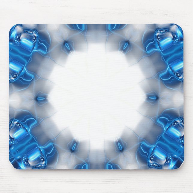 Blue Diamonds Mouse Pad (Front)