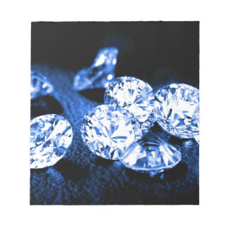 Blue Diamonds Notepad