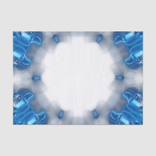 Blue Diamonds Tissue Paper