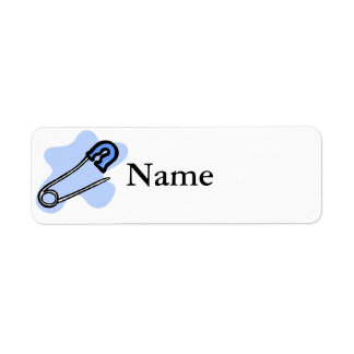 Blue Diaper Pin