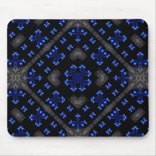 Blue Dimensions Pattern Mousepad
