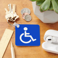 Blue disabled symbol