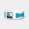 Blue Dog Bone Photo Personalised Pet Bowl