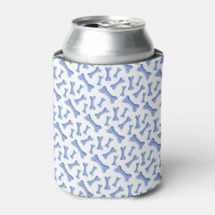 Blue Dog Bones Delicate Cute Puppies Animal Lover Can Cooler
