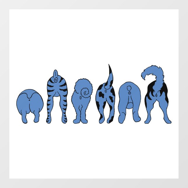 Blue Dog Butts (Sheet)