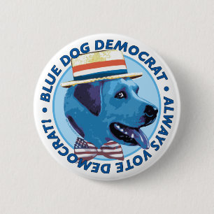 Blue Dog Democrat. Button 