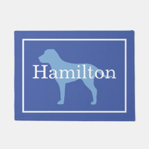 Blue Dog Doormat